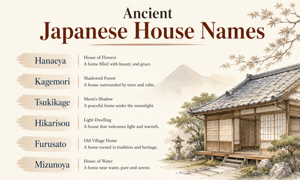 Ancient Japanese House Names