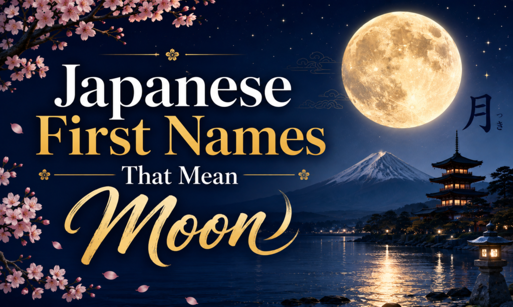 Japanese First Names That Mean Moon