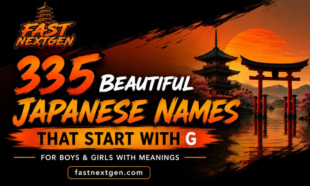 335 Beautiful Japanese Names That Start With G for Boys & Girls With Meanings