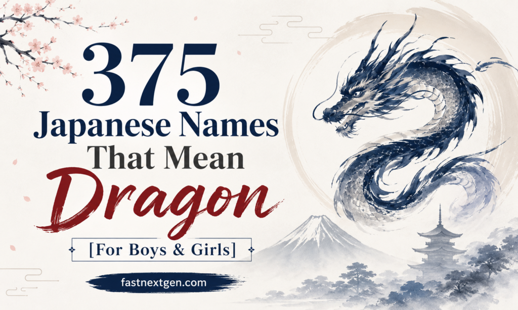 375 Japanese Names That Mean Dragon [For Boys & Girls]