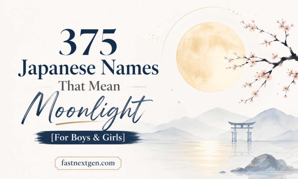 375 Japanese Names That Mean Moonlight [For Boys & Girls]