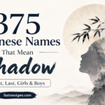 375 Japanese Names That Mean Shadow [First, Last, Girls & Boys]