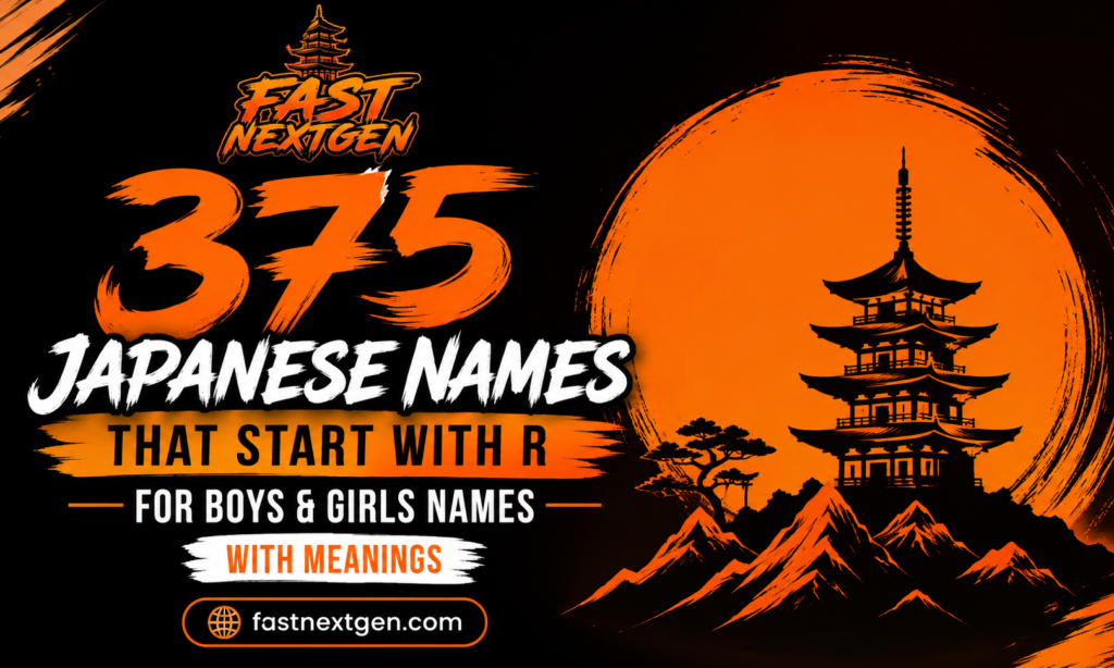 375 Japanese Names That Start With R for Boys & Girls Names With Meanings