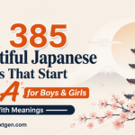 385 Beautiful Japanese Names That Start With A for Boys & Girls With Meanings