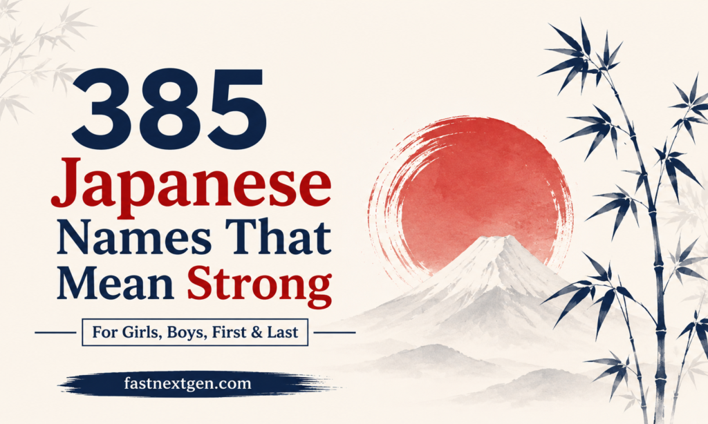 385 Japanese Names That Mean Strong [For Girls, Boys, First & Last]