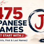 475 Japanese Names That Start With J (Boys, Girls, First & Last Names)