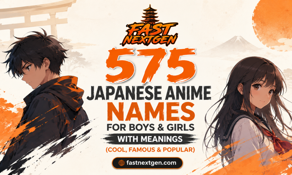 575 Japanese Anime Names for Boys & Girls With Meanings (Cool, Famous & Popular)