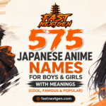 575 Japanese Anime Names for Boys & Girls With Meanings (Cool, Famous & Popular)