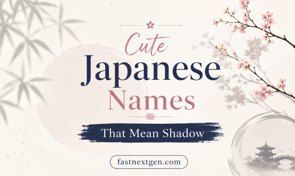 Cute Japanese Names That Mean Shadow