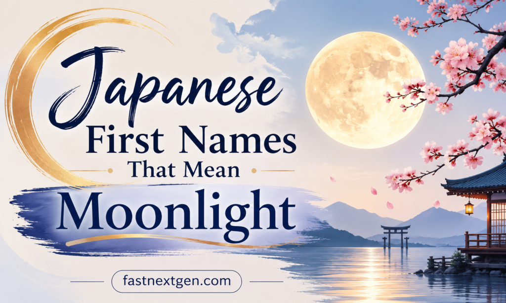 Japanese First Names That Mean Moonlight