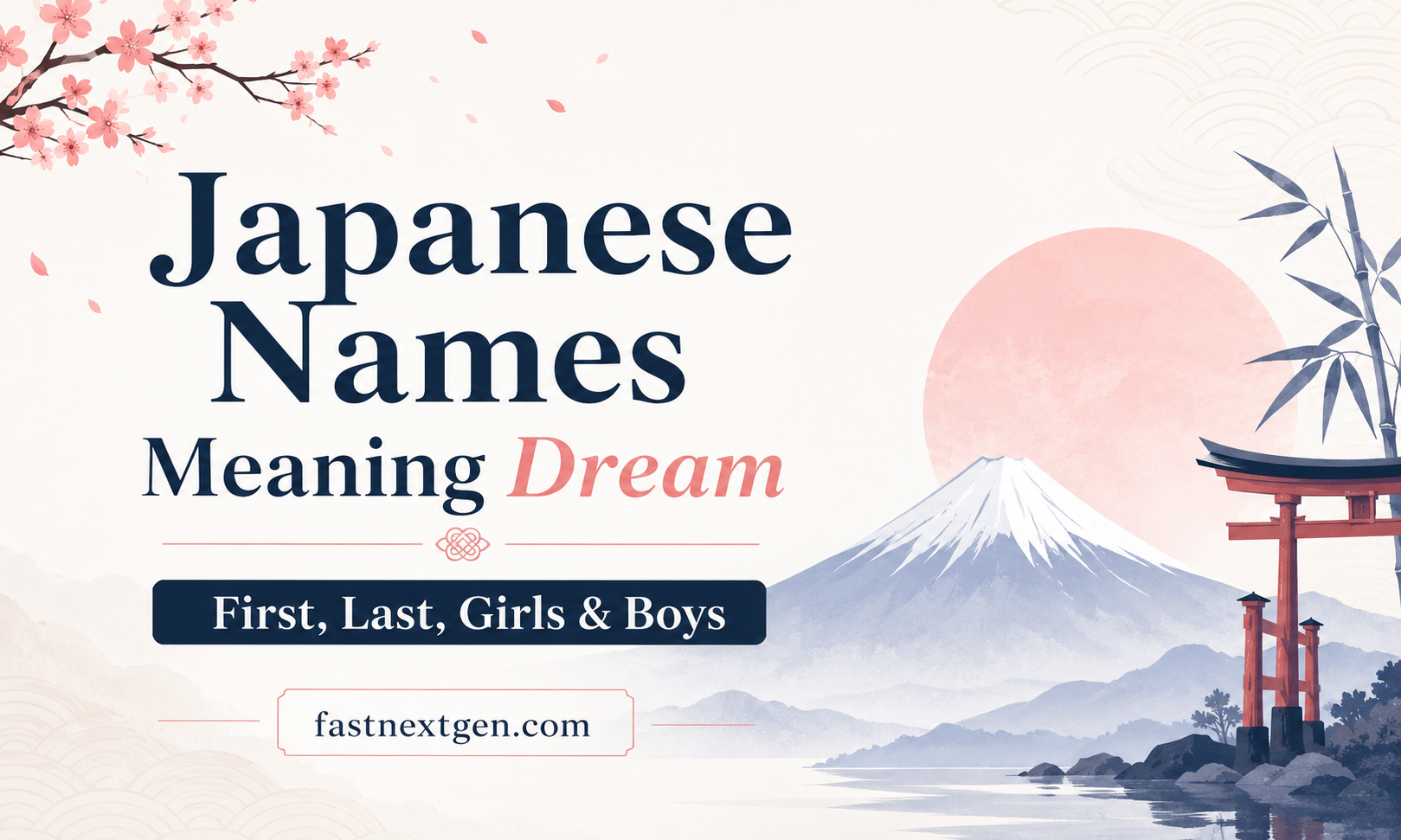 Japanese Names Meaning Dream [First, Last, Girls & Boys]