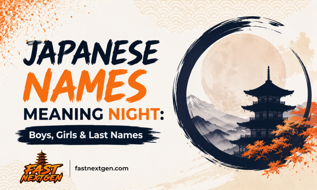 Japanese Names Meaning Night Boys, Girls & Last Names