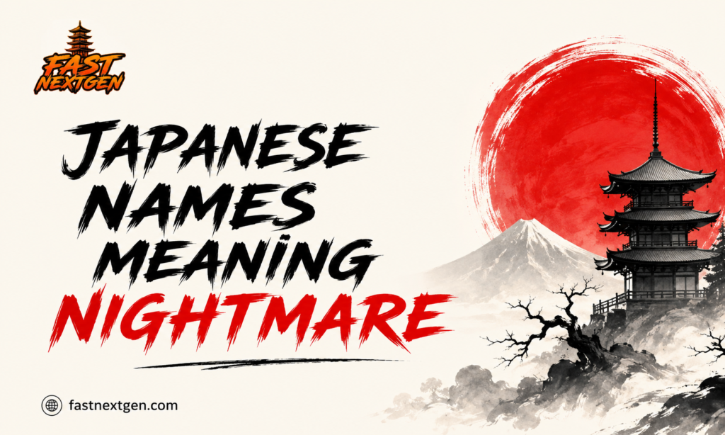 Japanese Names Meaning Nightmare