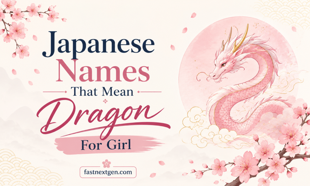 Japanese Names That Mean Dragon For Girl