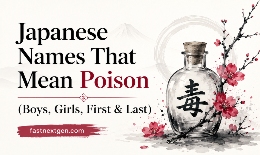 Japanese Names That Mean Poison (Boys, Girls, First & Last)