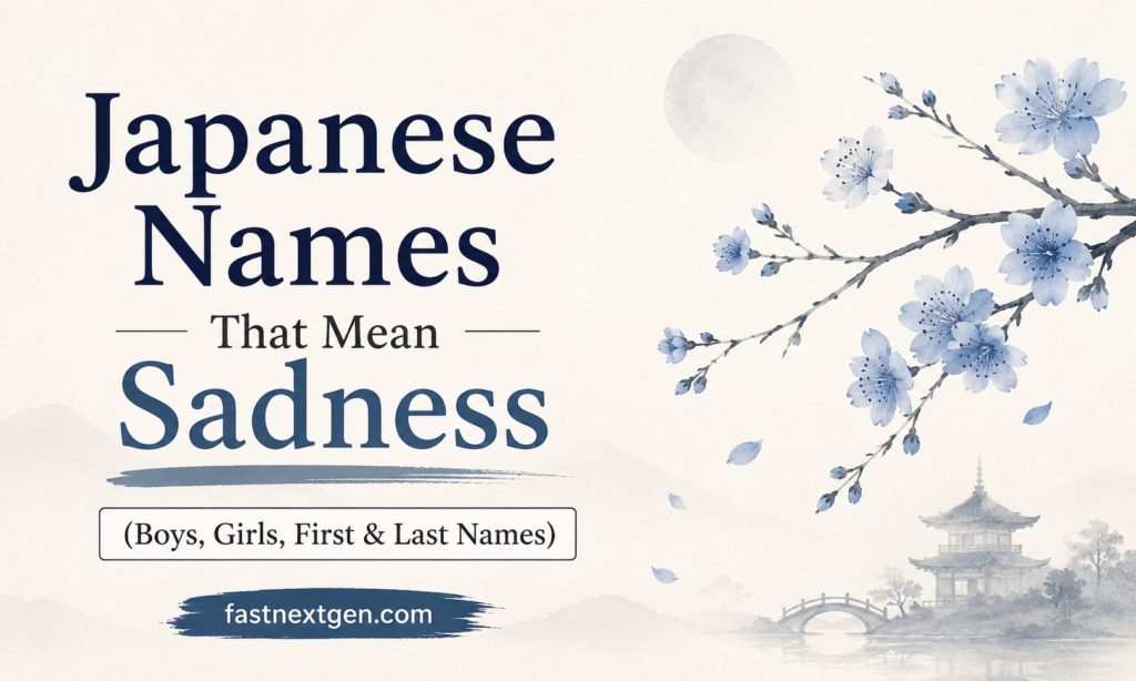 Japanese Names That Mean Sadness (Boys, Girls, First & Last Names)