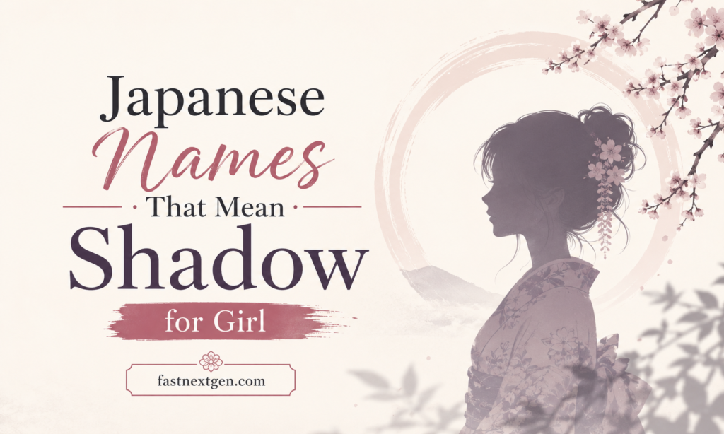 Japanese Names That Mean Shadow for Girl