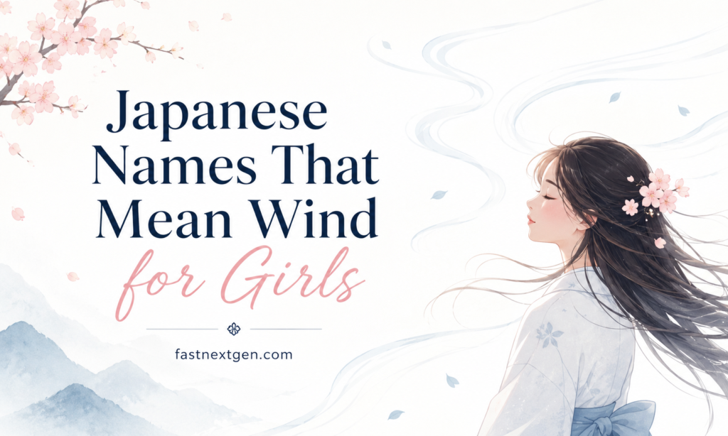 Japanese Names That Mean Wind for Girls
