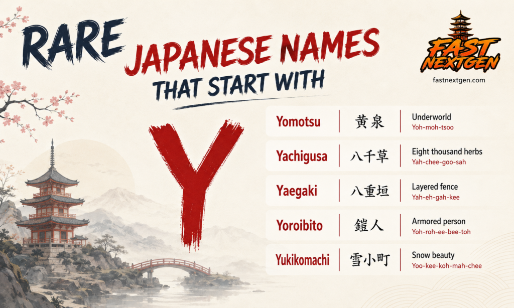 Rare Japanese Names That Start With Y