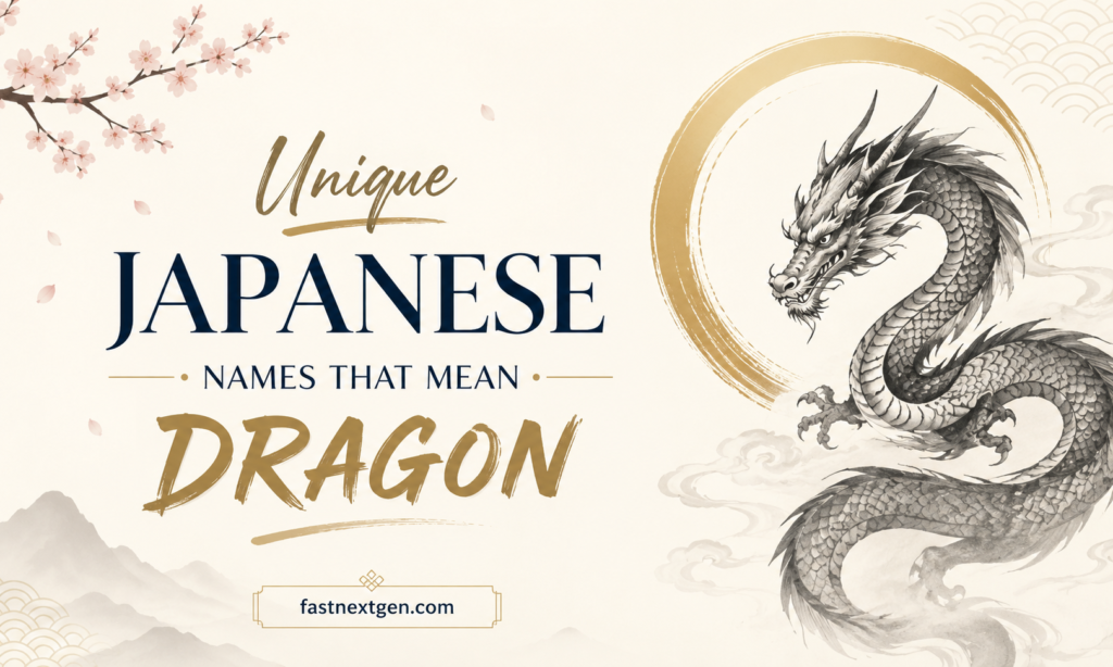 Unique Japanese Names That Mean Dragon