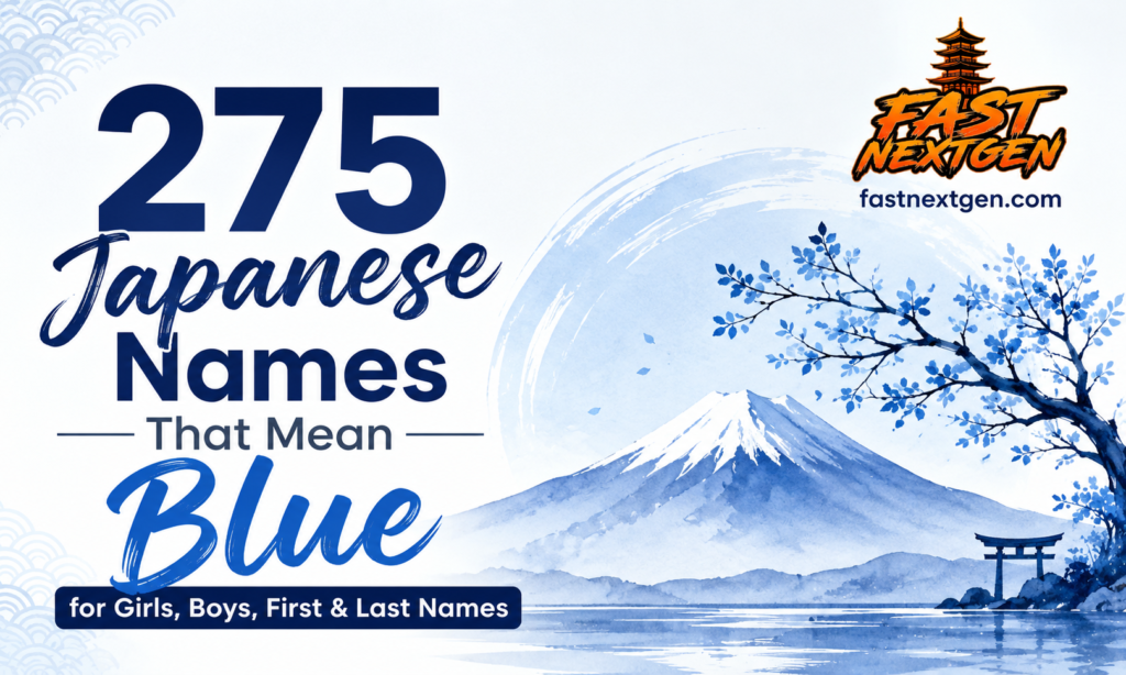 275 Japanese Names That Mean Blue for Girls, Boys, First & Last Names