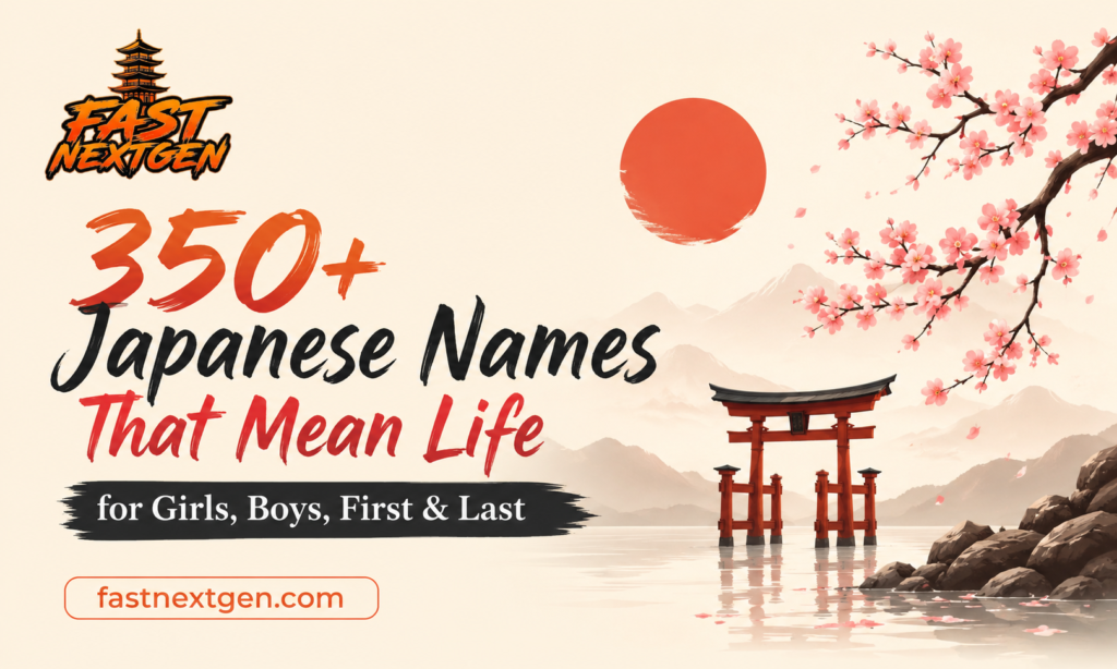 350+ Japanese Names That Mean Life for Girls, Boys, First & Last