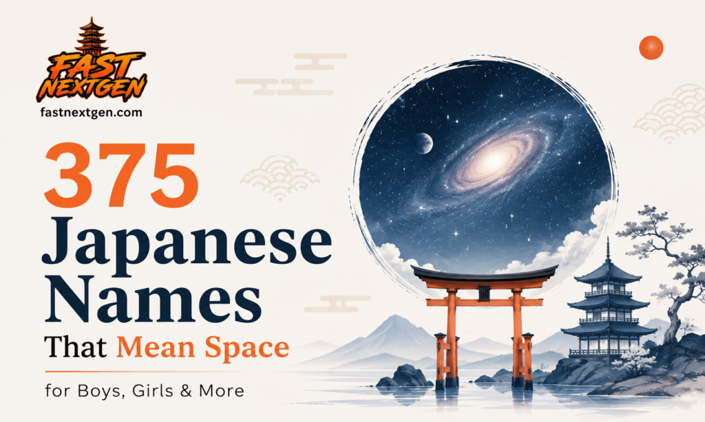 375 Japanese Names That Mean Space for Boys, Girls & More