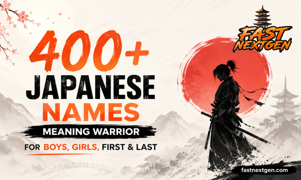 400+ Japanese Names Meaning Warrior for Boys, Girls, First & Last