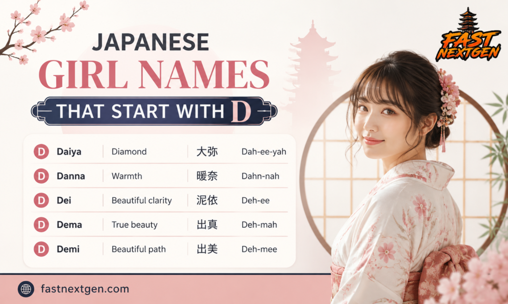 Japanese Girl Names That Start With D