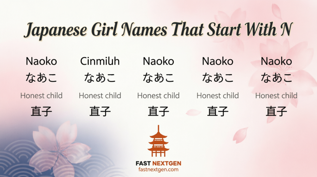 Japanese Girl Names That Start With N