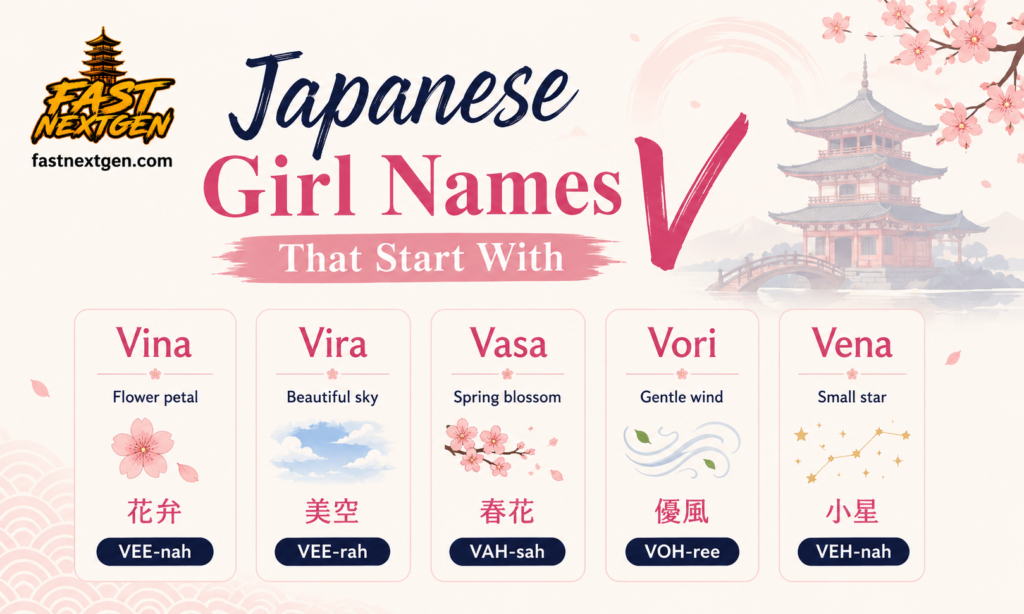 Japanese Girl Names That Start With V