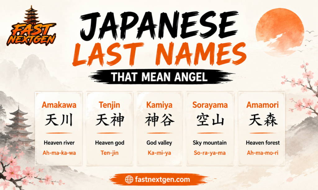 Japanese Last Names That Mean Angel