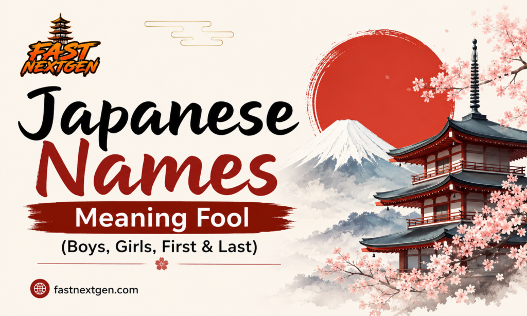 Japanese Names Meaning Fool (Boys, Girls, First & Last)