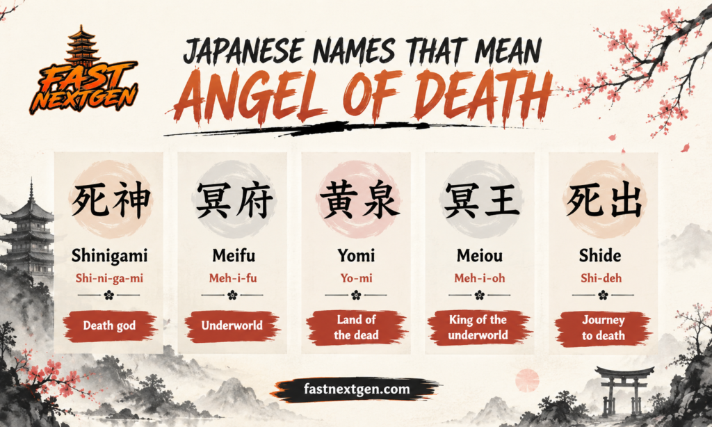 Japanese Names That Mean Angel of Death
