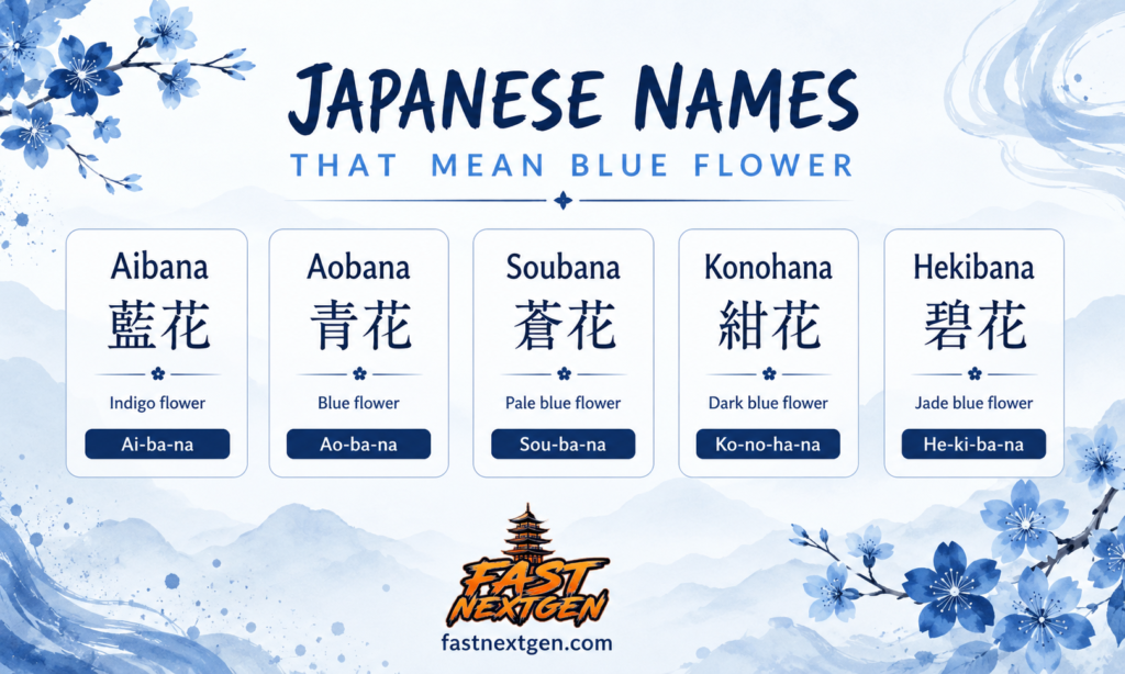 Japanese Names That Mean Blue Flower
