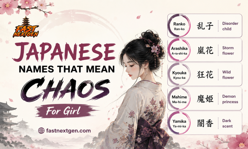 Japanese Names That Mean Chaos For Girl