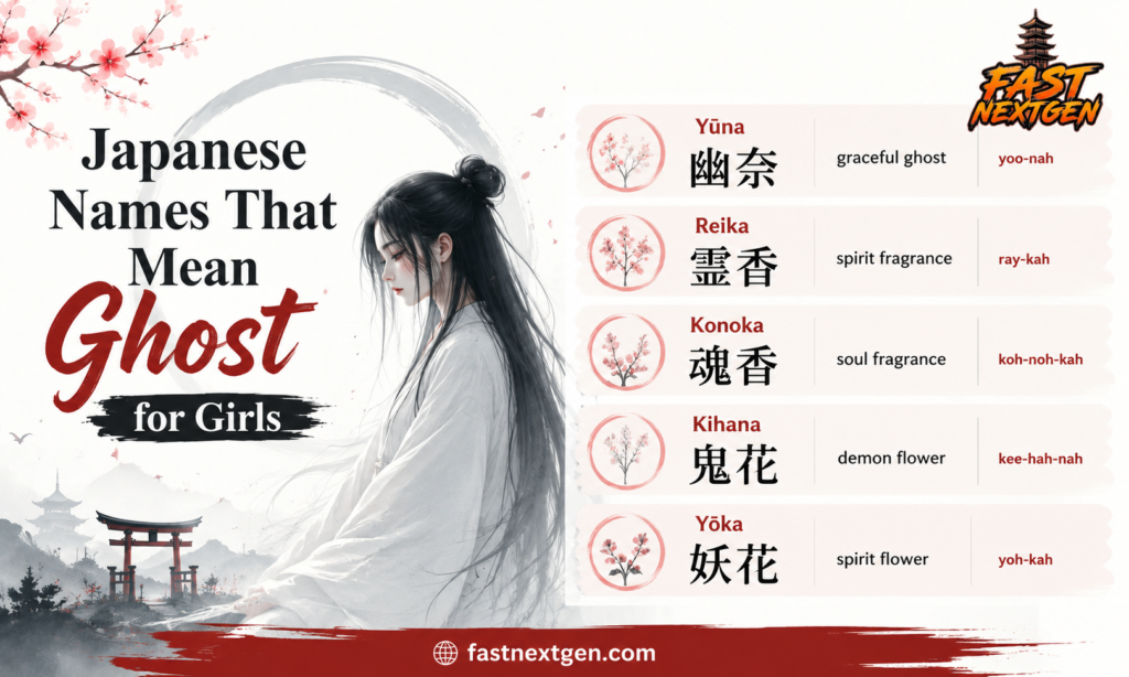 Japanese Names That Mean Ghost for Girls