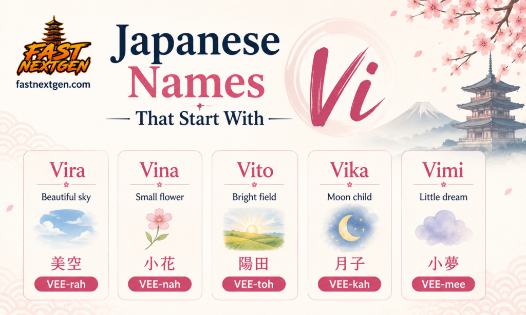 Japanese Names That Start With Vi