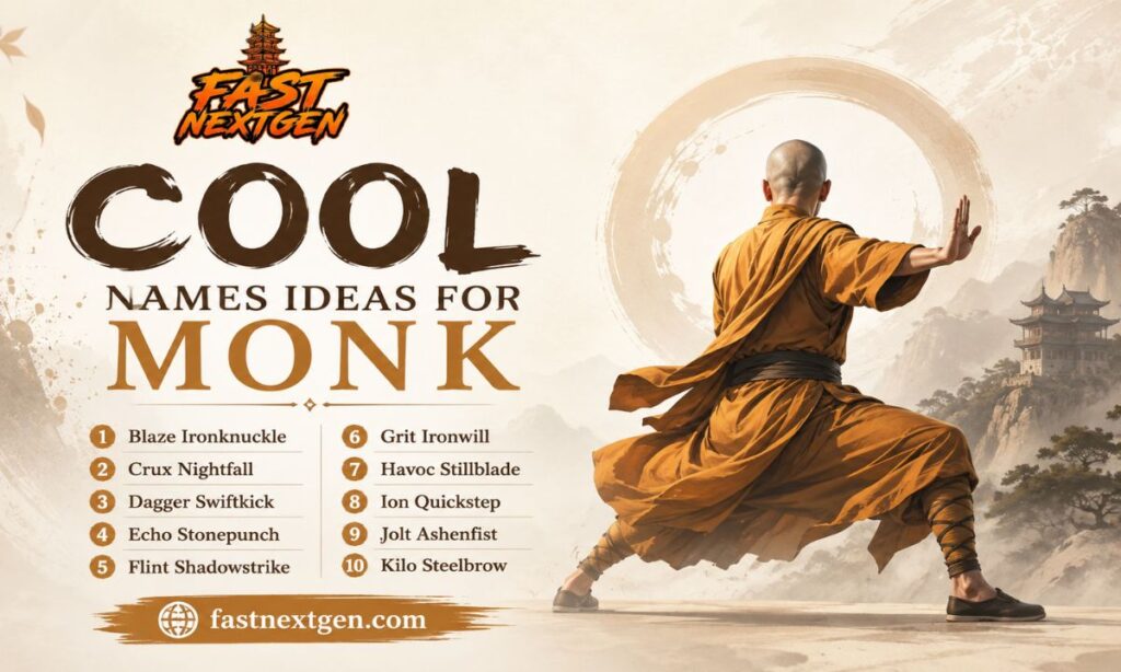 Cool Names idea for Monk