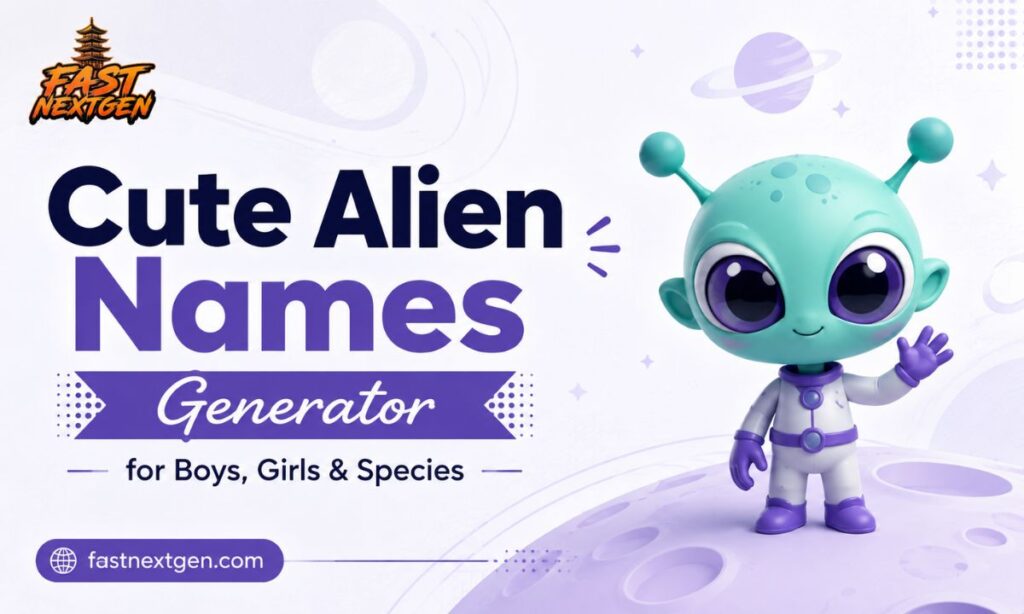 Cute Alien Names Generator for Boys, Girls & Species