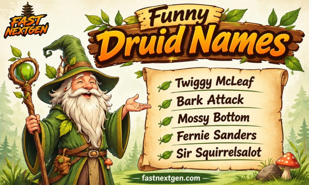 Funny Druid Names