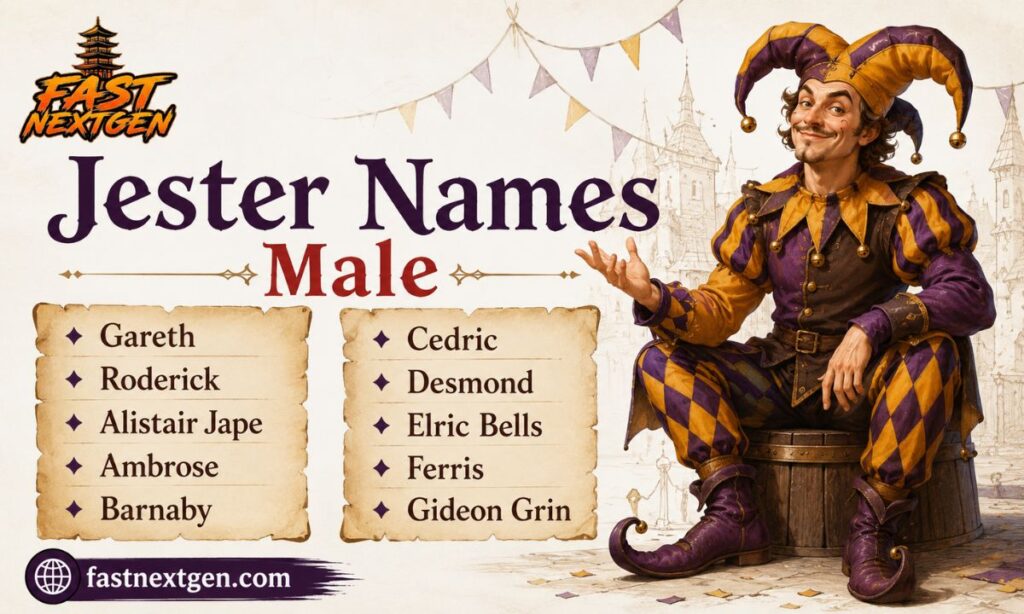 Jester Names Male