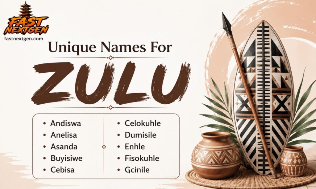 Unique Names For Zulu
