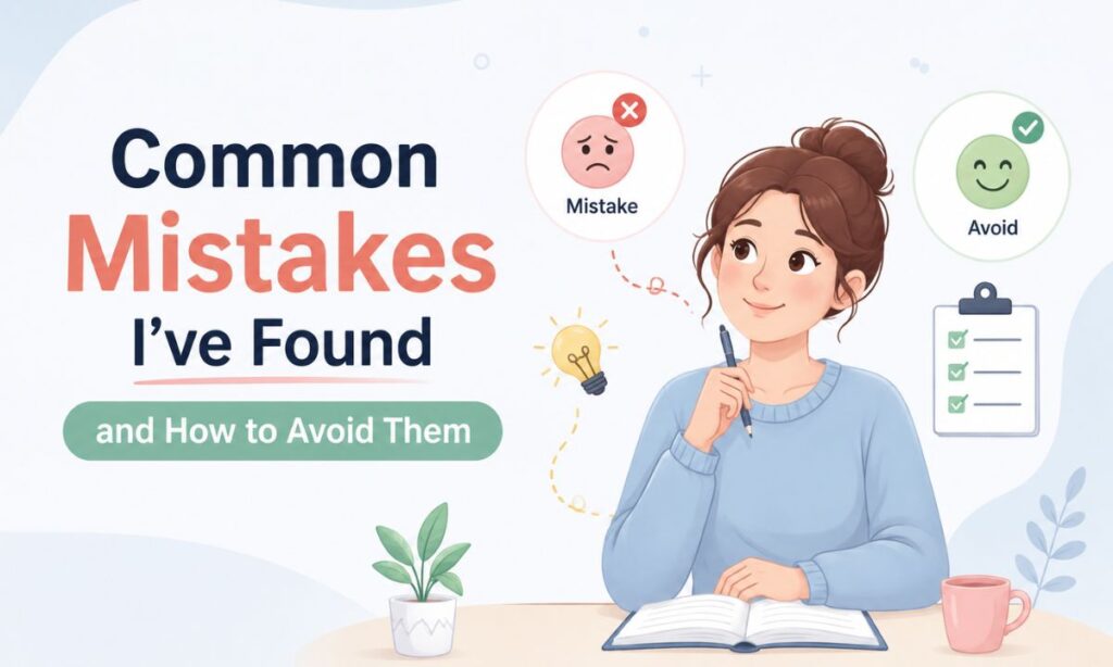 Common Mistakes I've Found and How to Avoid Them 