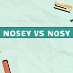 Nosey vs Nosy