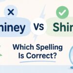 Shiney vs Shiny Which Spelling Is Correct