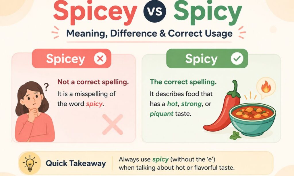 Spicey vs Spicy