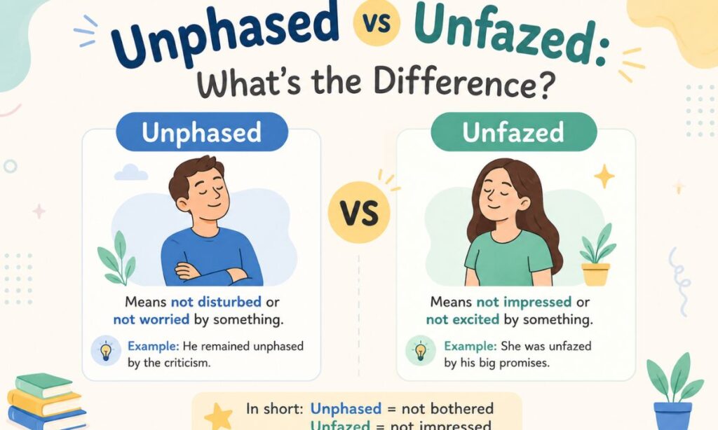 Unphased vs Unfazed What's the Difference