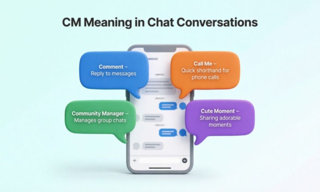 CM Meaning in Chat Conversations