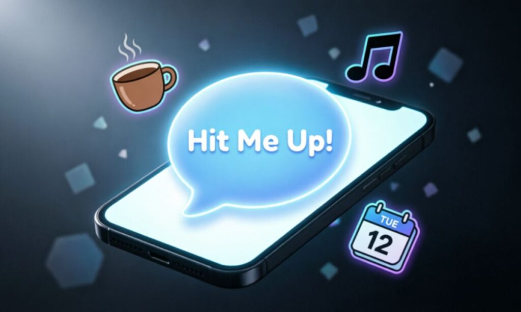 What Does Hit Me Up Actually Mean
